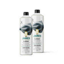 James Zijdemat | PVC Vloer Polish | Zijdematte beschermlaag | Voordeelverpakking 2 x 1 Liter