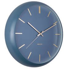 Karlsson Globe Armando Breeveld Wandklok - Donkerblauw - ⌀ 40 cm