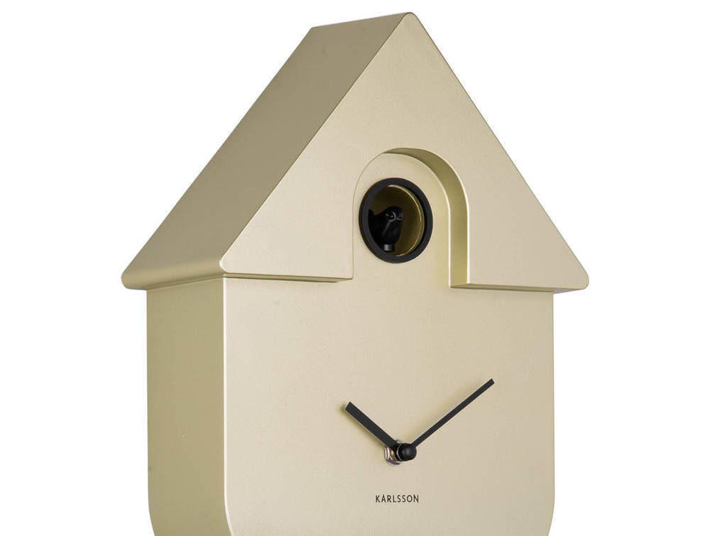 Karlsson Modern Cuckoo Koekoeksklok - Goud Abs Metallic 4