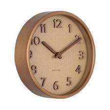 Karlsson Pure Wood Grain Small Wandklok - Zandbruin - ⌀ 22 cm