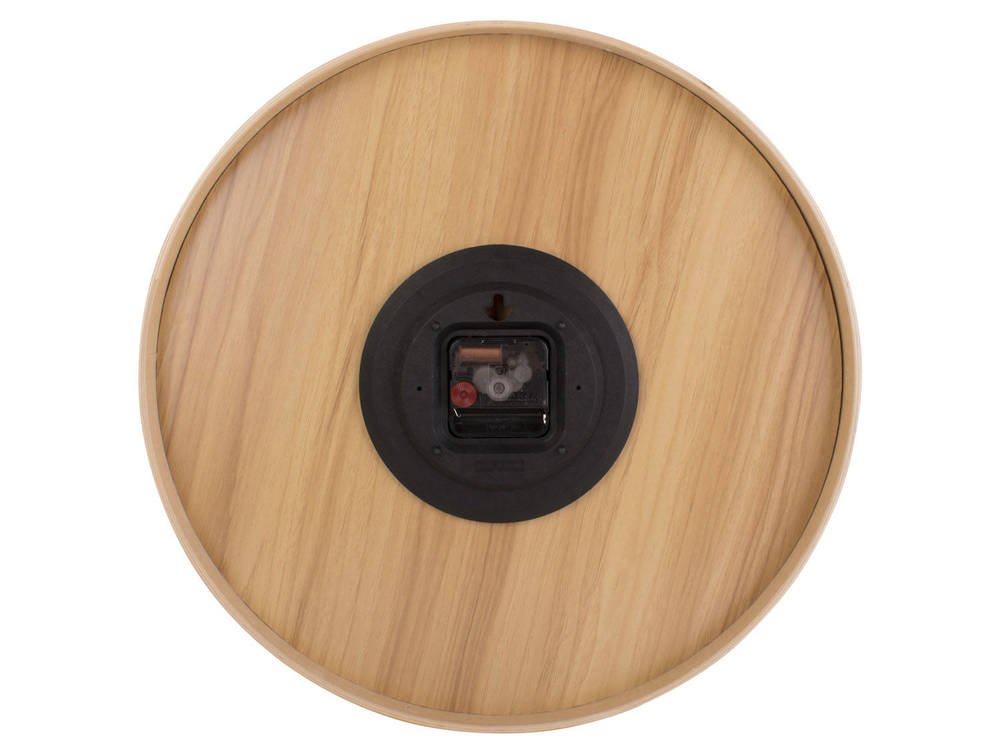 Karlsson Pure Wood Grain Wandklok - Zwart - ⌀ 40 cm 5