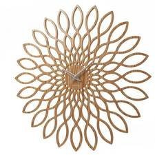 Karlsson Sunflower MDF Wandklok - Hout finish - ⌀ 60 cm