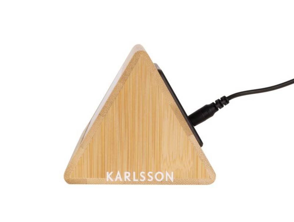 Karlsson Triangle Wekker - Bamboe 4