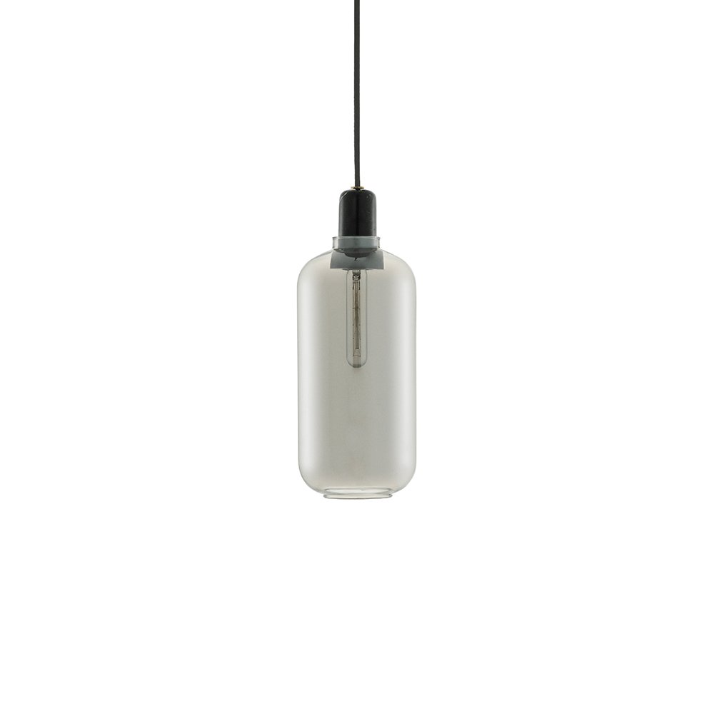 Normann Copenhagen Amp - Hanglamp Large - Gerookt Zwart - H 26 x Ø 12 cm 1