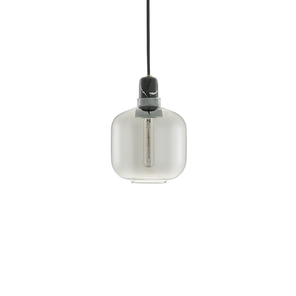 Normann Copenhagen Amp - Hanglamp Small - Gerookt Zwart - H 17 x Ø 14 cm 1