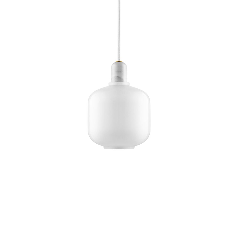 Normann Copenhagen Amp - Hanglamp Small - Wit Wit - H 17 x Ø 14 cm 1