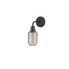 Normann Copenhagen Amp - Wandlamp - Gerookt Zwart - H 30 x B 17 x D 11 cm