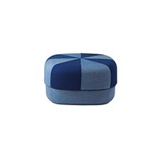 Normann Copenhagen Circus Duo - Poef Blauw