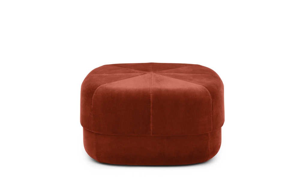 Normann Copenhagen Circus Velour - Poef Roest 1