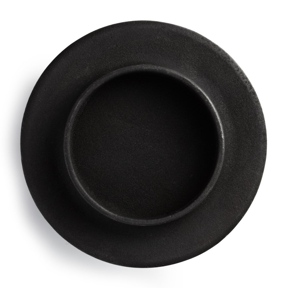 Normann Copenhagen Heima - Kaarsenhouder Zwart - H 4,3 x Ø 13 cm