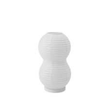 Normann Copenhagen Puff Twist - Tafellamp Wit - H 28,5 x Ø 16 cm