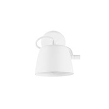 Normann Copenhagen Tub - Wandlamp Wit - H 9,6 x L 22,5 x Ø 13,2 cm