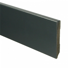 Trots MDF Plint Antraciet | Modern | RAL 7016 | 12 x 70 x 2440 mm