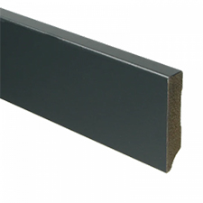 Trots MDF Plint Antraciet | Modern | RAL 7016 | 15 x 70 x 2440 mm