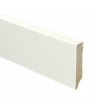 Trots MDF Plint Gebroken Wit | Modern | RAL 9010 | 15 x 70 x 2440 mm