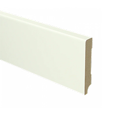 Trots MDF Plint Gebroken Wit | Modern | RAL 9010 | 15 x 94 x 2440 mm