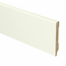 Trots MDF Plint Gebroken Wit | Modern | RAL 9010 | 9 x 70 x 2440 mm