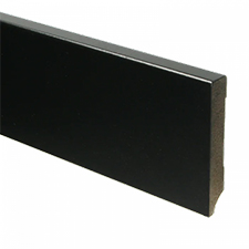 Trots MDF Plint Gitzwart | Modern | RAL 9005 | 15 x 94 x 2440 mm