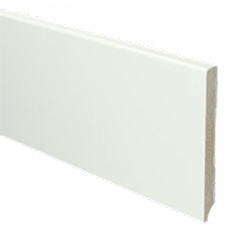 Trots MDF Plint Verkeerswit | Modern | RAL 9016 | 12 x 120 x 2440 mm