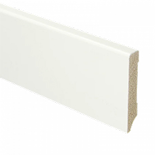 Trots MDF Plint Verkeerswit | Modern | RAL 9016 | 12 x 70 x 2440 mm