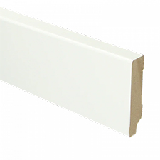 Trots MDF Plint Verkeerswit | Modern | RAL 9016 | 15 x 70 x 2440 mm