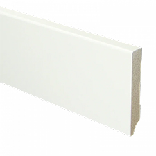 Trots MDF Plint Verkeerswit | Modern | RAL 9016 | 15 x 94 x 2440 mm