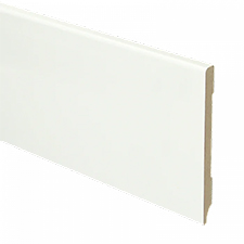 Trots MDF Plint Verkeerswit | Modern | RAL 9016 | 9 x 120 x 2440 mm