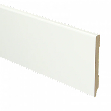 Trots MDF Plint Verkeerswit | Modern | RAL 9016 | 9 x 94 x 2440 mm